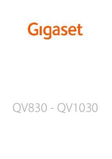 Gigaset QV830 manual. Smartphone Instructions.